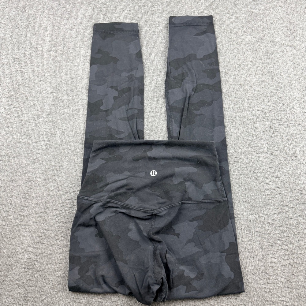 Lululemon Align High-Rise Pant 25" Heritage 365 Camo Deep Coal Women's Size 2